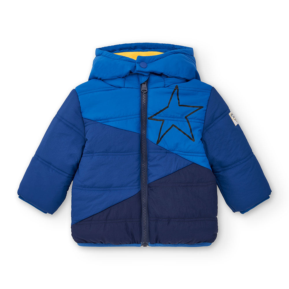 Blouson matelassé de la Ligne Vêtements Enfant Tuc Tuc, avec capuche amovible et fermeture éclair...