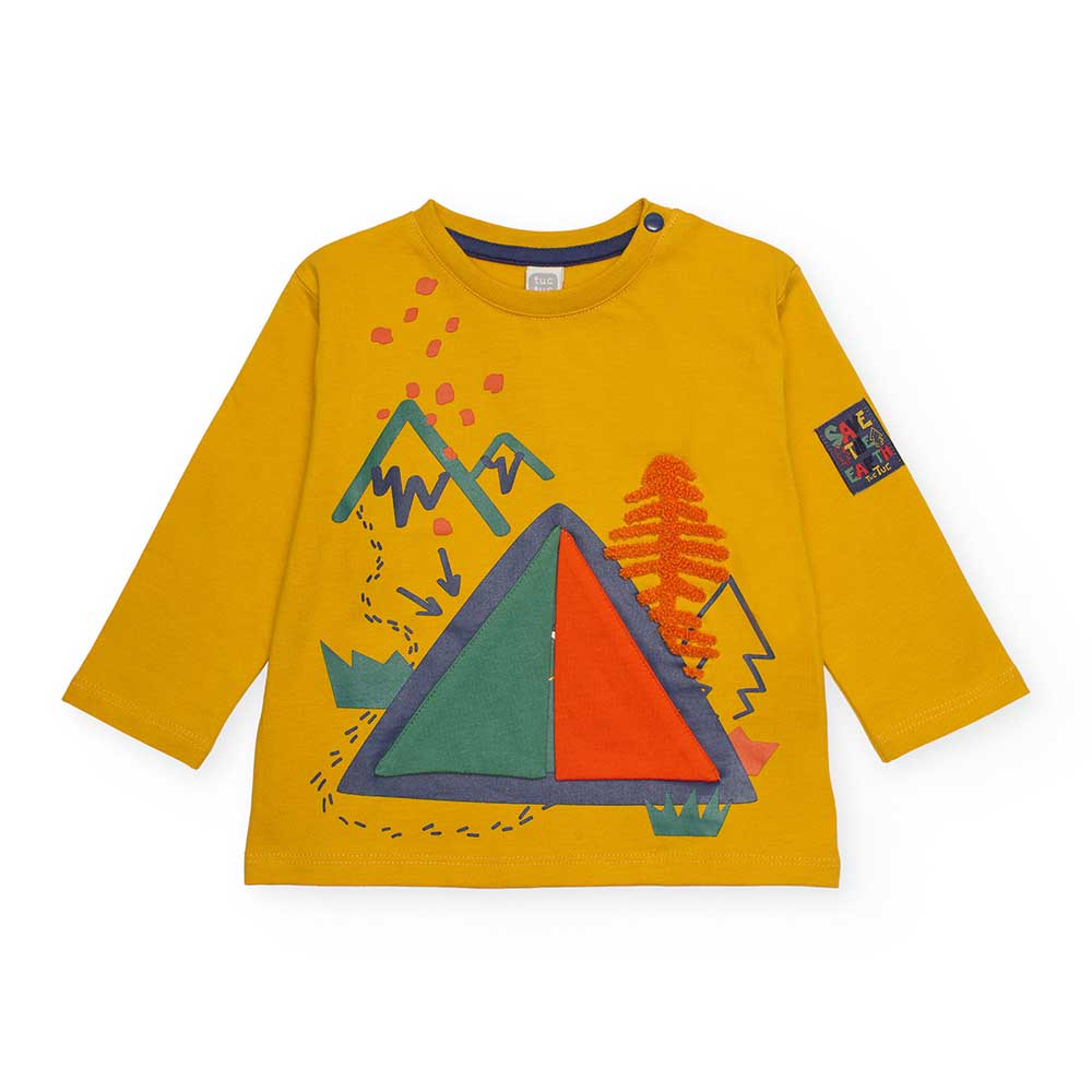 T-shirt à manches longues de la ligne Vêtements Enfant Tuc Tuc, avec des applications ludiques en...