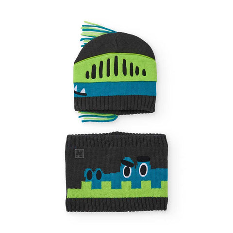 BONNET ET ÉCHARPE TRICOTÉS