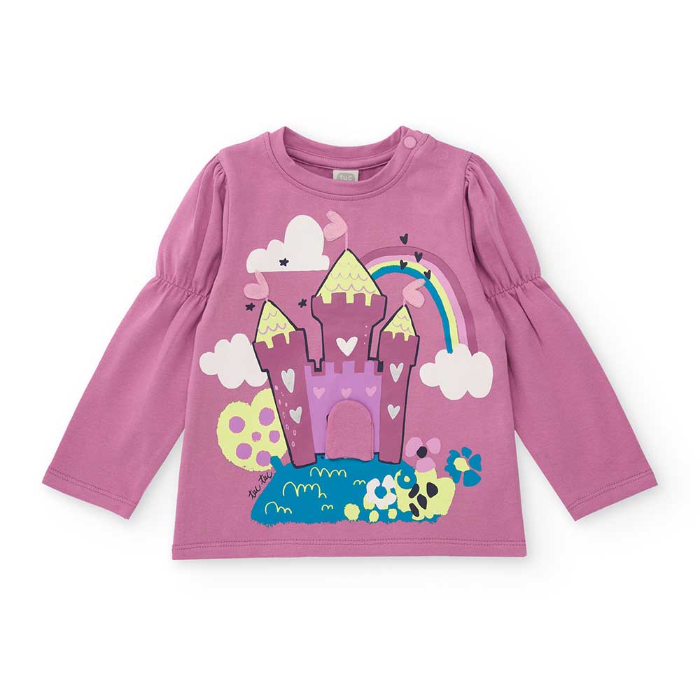 T-shirt de la ligne Vêtements Fille Tuc Tuc avec impression colorée sur le devant.
Composition : ...