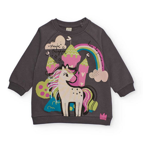 ROBE EN SWEATSHIRT
