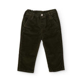 PANTALONI VELLUTO VERDE