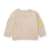 MAGLIONE LANA FIORI