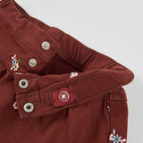 JUPE EN COTON À MOTIFS FLORAUX