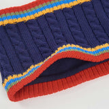 BONNET AVEC POM-POM ET CHAUDE-COU
