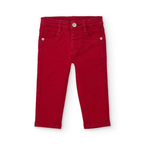 PANTALONI COTONE ROSSI