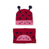 BONNET À PON-PON ET CHAUDE-COU