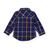 CHEMISE À MANCHES LONGUES À CARREAUX
