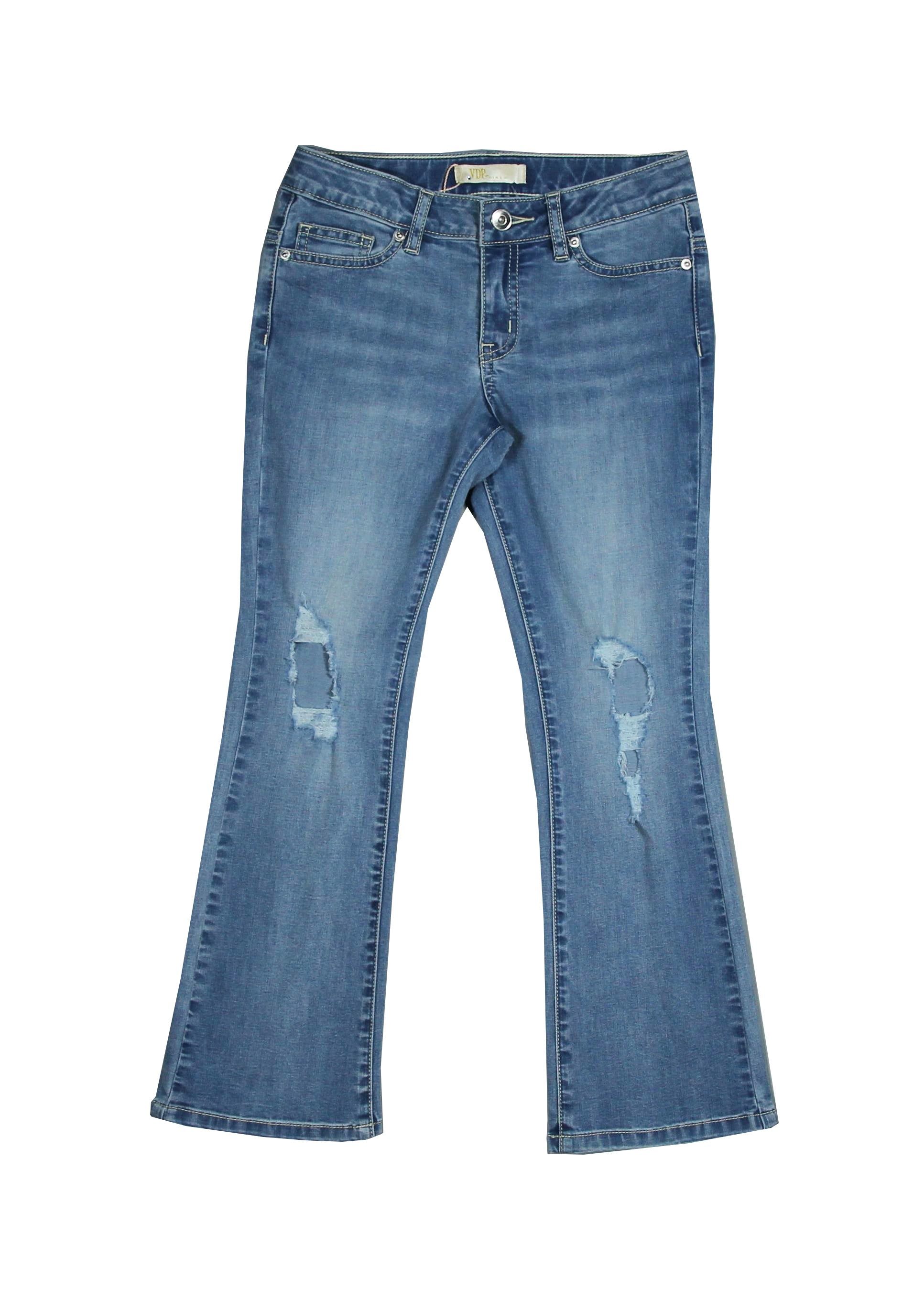 
  Jean de la ligne Vêtements Fille Via Delle Perle modèle années 70 avec taille réglable à la ta...