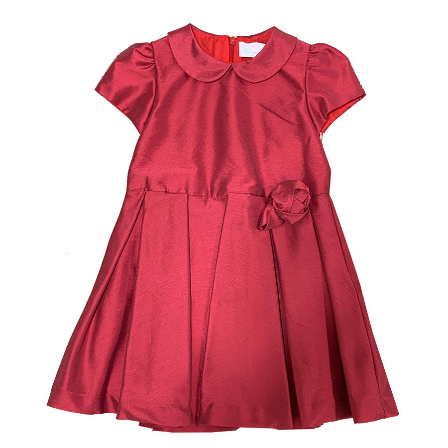 
  Elegant dress from the girls' clothing line Ambarabà, with round collar,
  zip on the back and...
