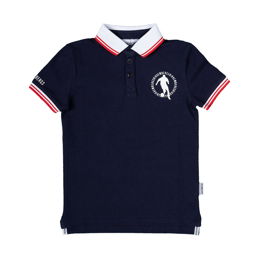 
  Polo shirt from the Bikkembergs children's clothing line with logo on the front and collar
  i...