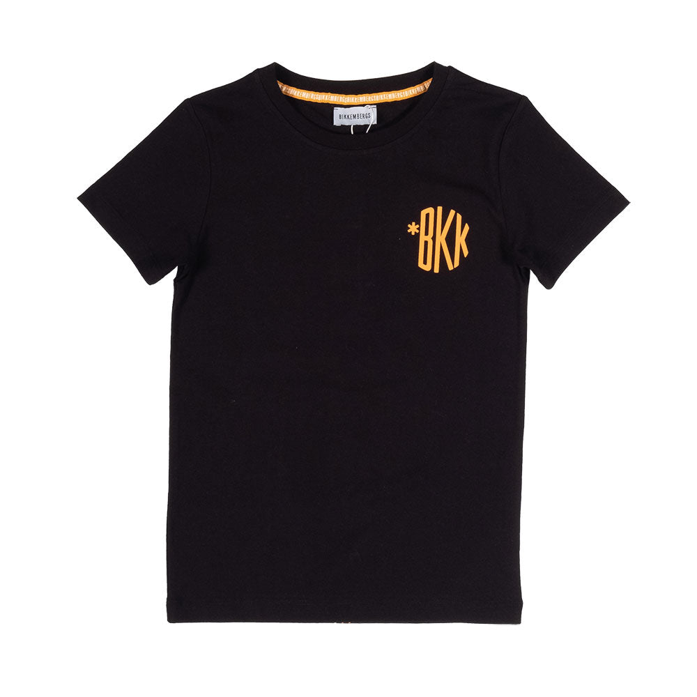 
Short-sleeved T-shirt from the Bikkembergs Children's Clothing Line, with small logo on the fron...