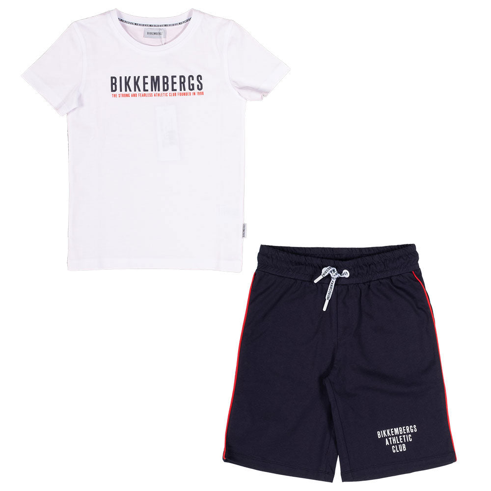 

Two-piece suit from the Bikkembergs children's clothing line, with logo.



Composition: 100% C...