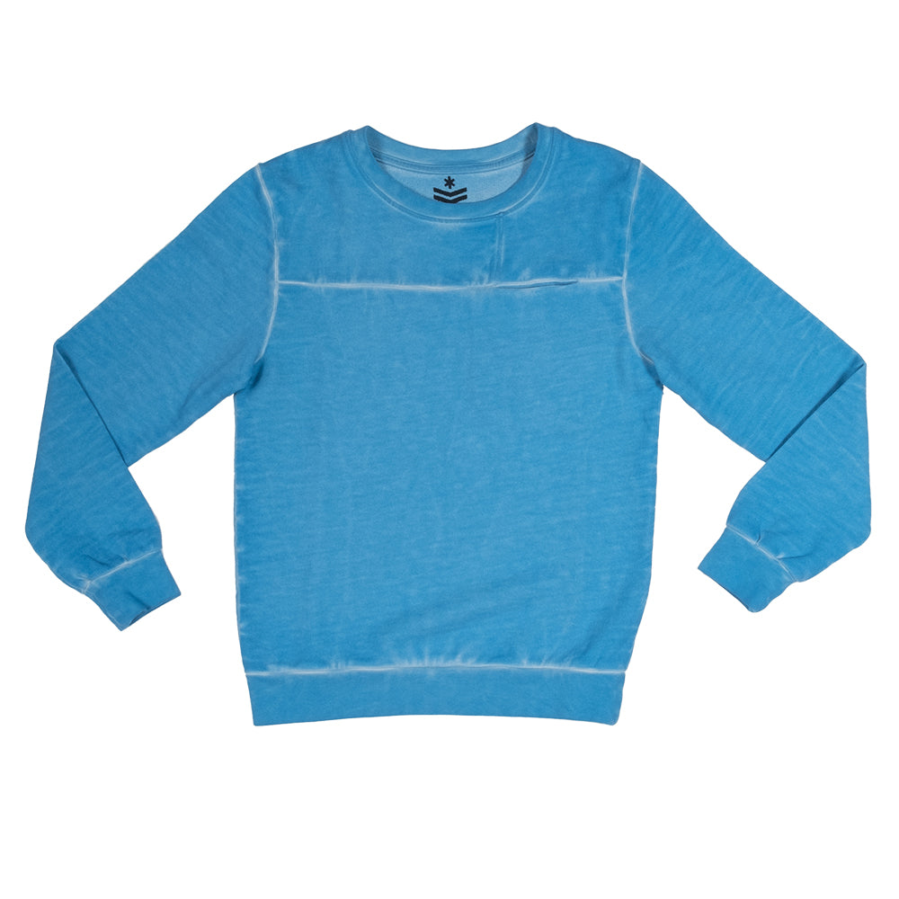 Brushed sweatshirt from the Bikkembergs children's clothing line, with geometric stitching on the...