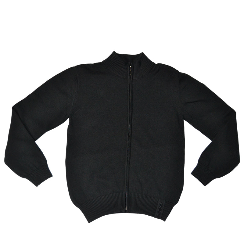 Cardigan from the Bikkembergs children's clothing line, with zip closure and half collar. Availab...