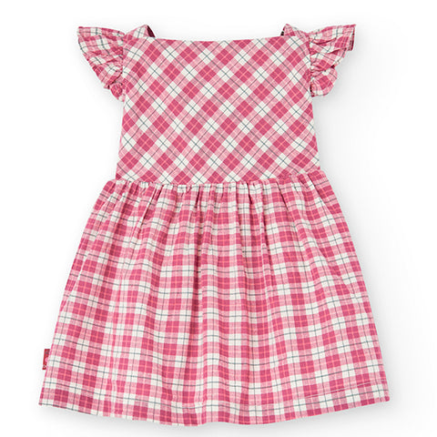 Checked dress for baby girl