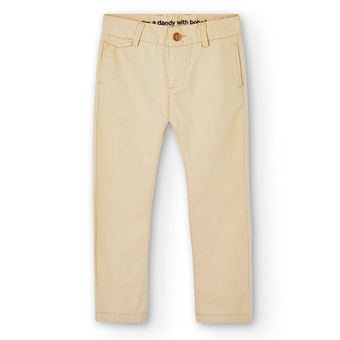 Stretch saten trousers for boy