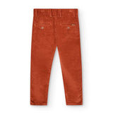 Velvet trousers for boys - BCI