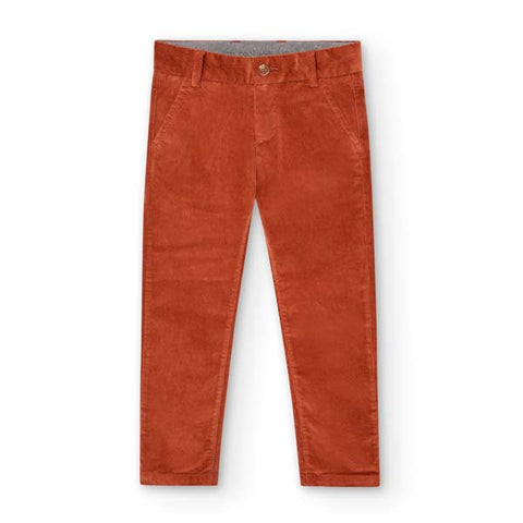 Velvet trousers for boys - BCI