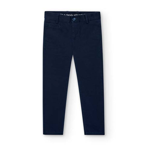 Stretch satin trousers for boys
