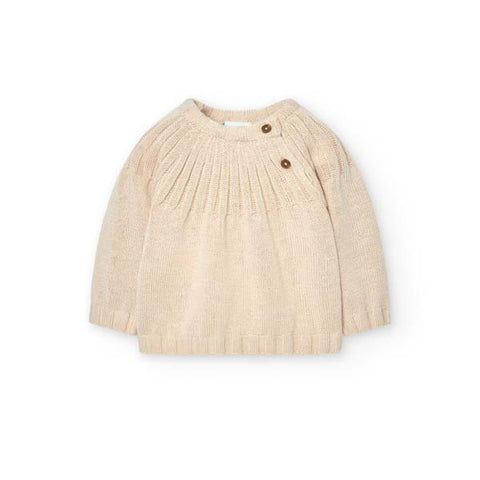 Knitwear sweater for babies - BCI