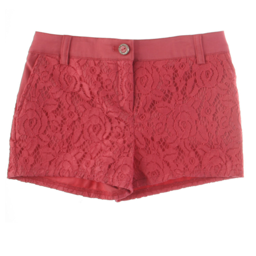 LACE SHORTS CORAL