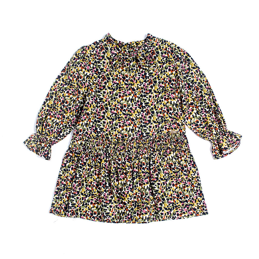
  Beautiful dress from the Fracomina Mini clothing line, with camouflage pattern
  in bright ton...