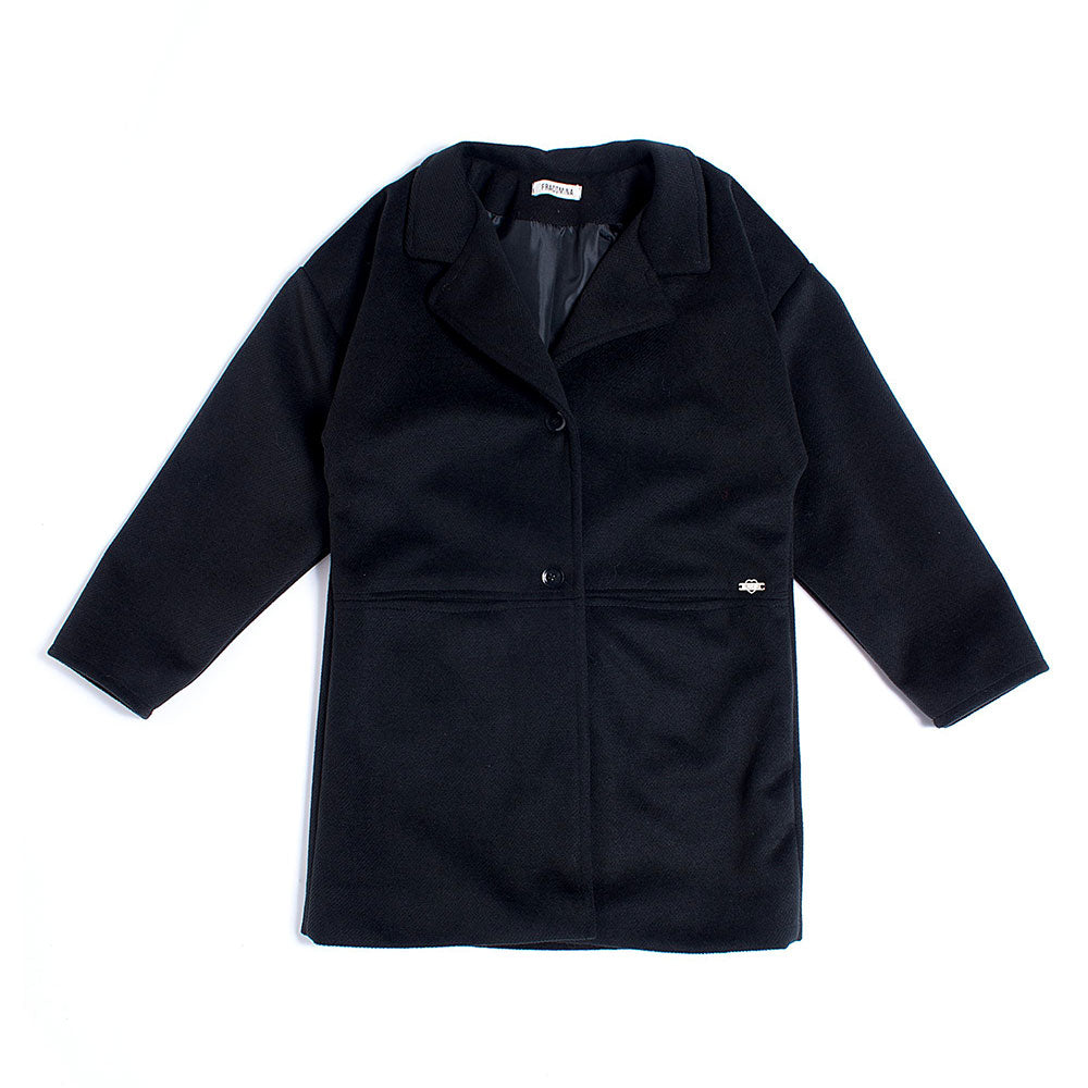 
  Beautiful coat from the Bambia Fracomina Mini clothing line, with straight pockets
  on the fr...