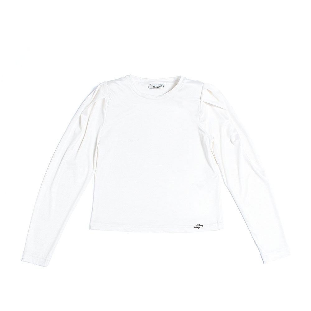 
  Solid color sweater in soft fabric from the Fracomina Mini clothing line.



   



  COMPOSIT...