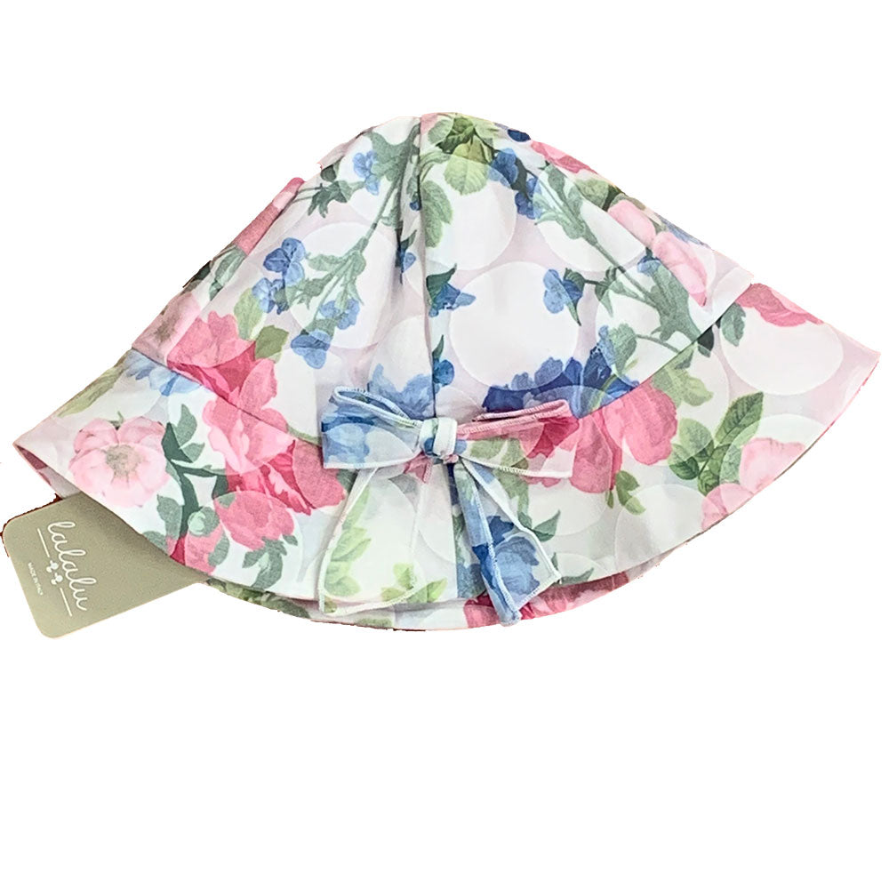 
Bucket hat from the Lalalù Girl's Clothing Line, with floral pattern and cotton lining.

 
Compo...
