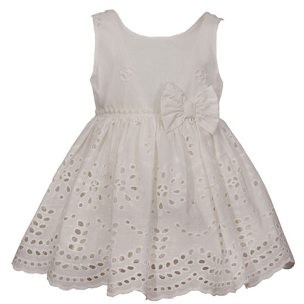
  Dress from the M&B Fashion Girl's Clothing Line without sleeves with wide
  perforated fabric ...