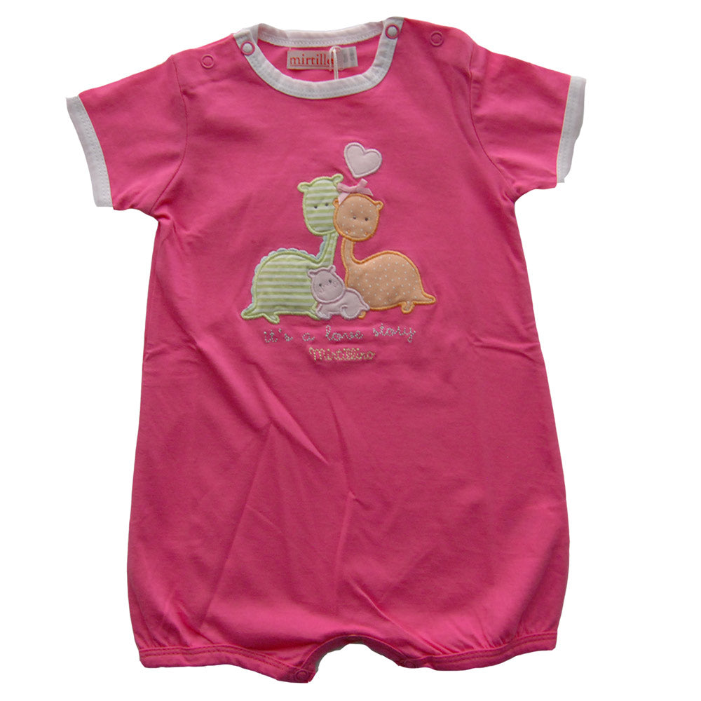 
  Mirtillo girl's clothing line. Solid colour with finishes
  in contrast. Nice fabric applicati...