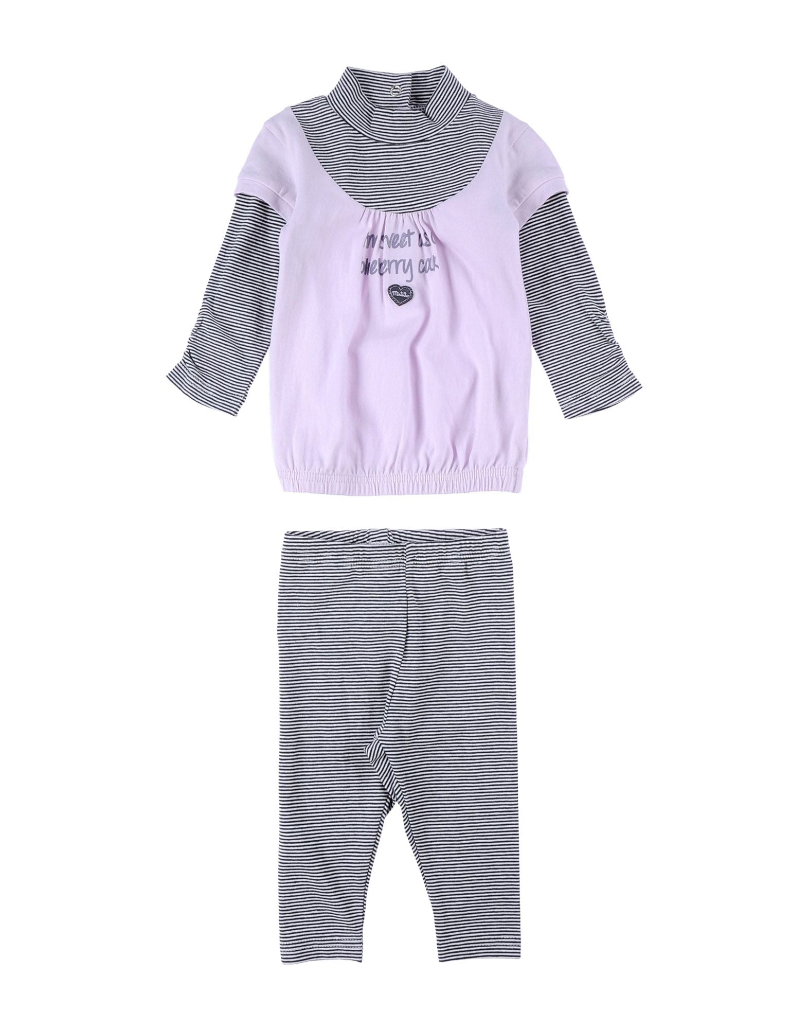 
  Two-piece set from the Mirtillo girl's clothing line, composed of leggings
  striped and maxi ...
