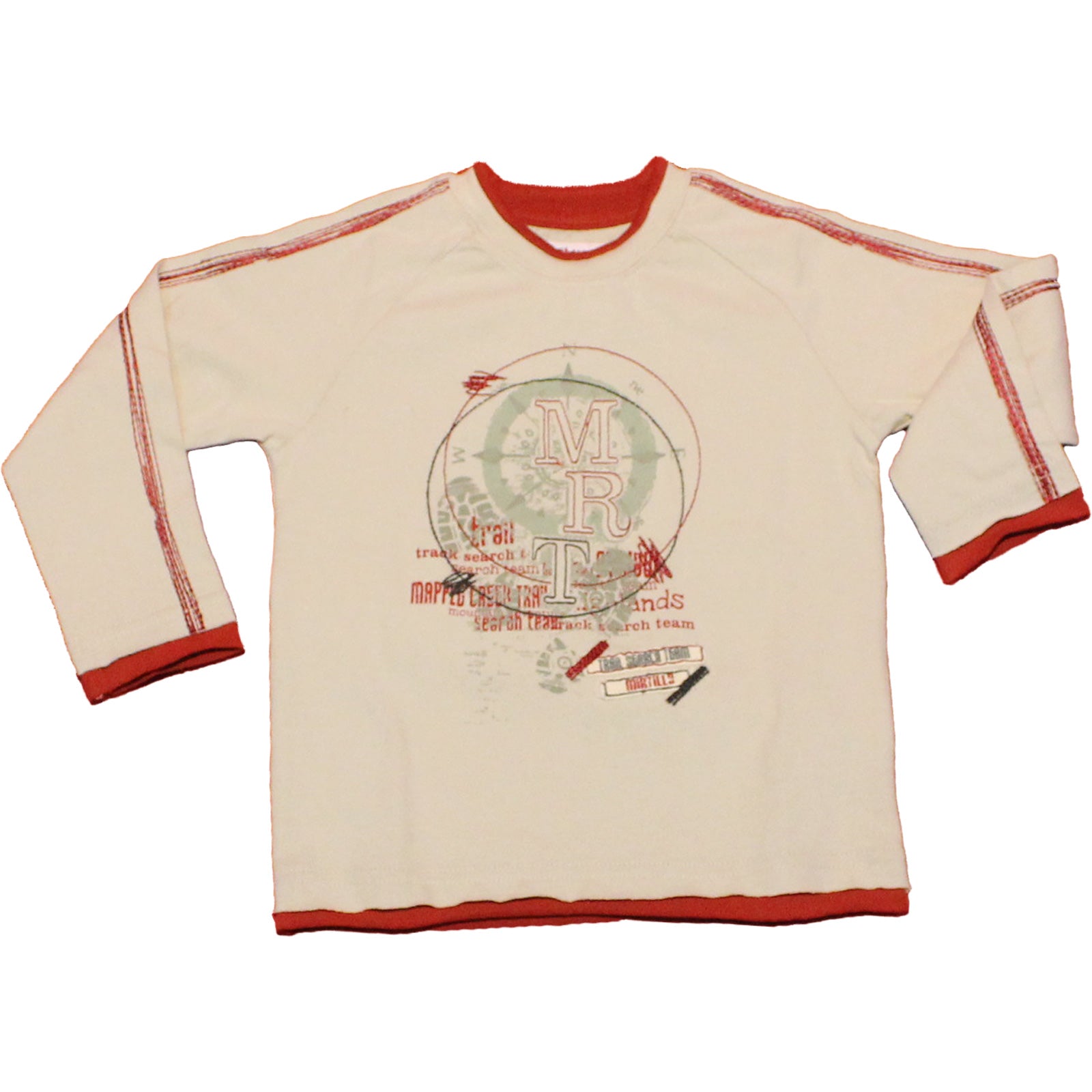
  Long-sleeved T-shirt from the children's clothing line Mirtillo, with applications, embroidery...