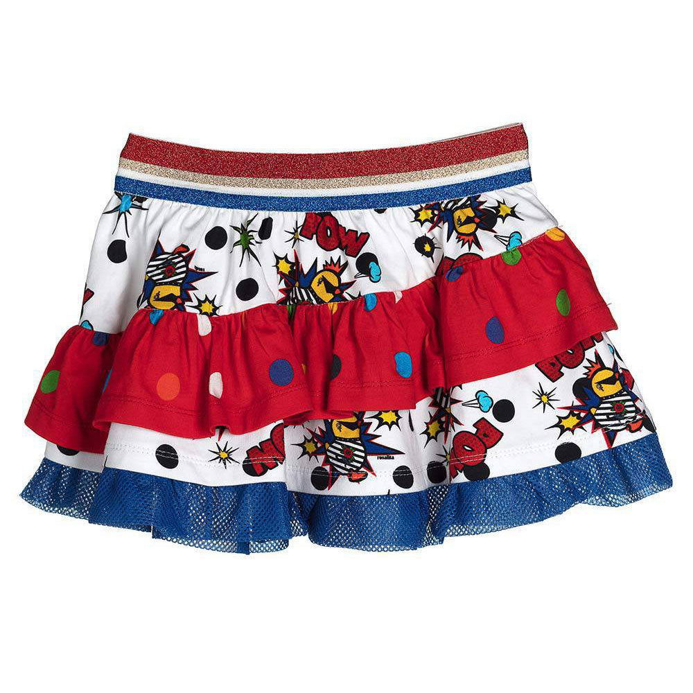 
  Skirt with flounces from the Rosalita Senoritas girl's clothing line, with elastic
  at the wa...