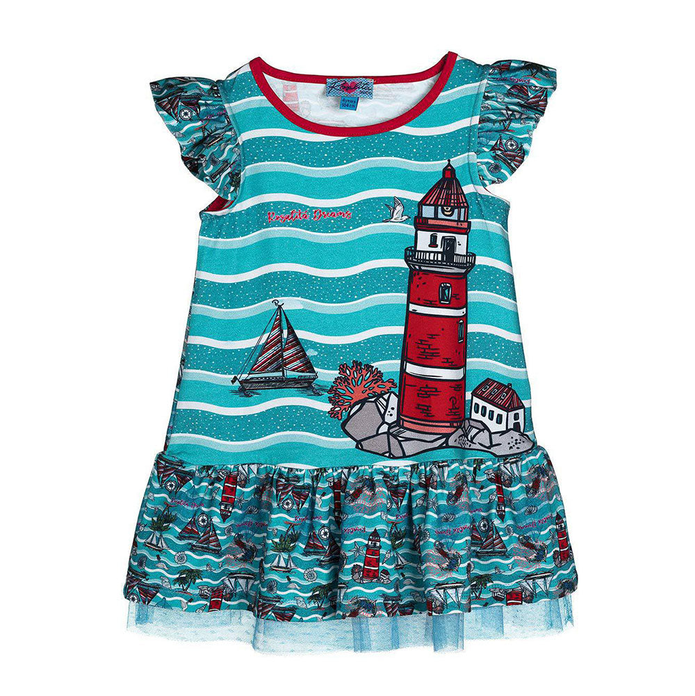 
  Dress from the Rosalita Senoritas girl's clothing line, with little curls
  shoulder straps an...