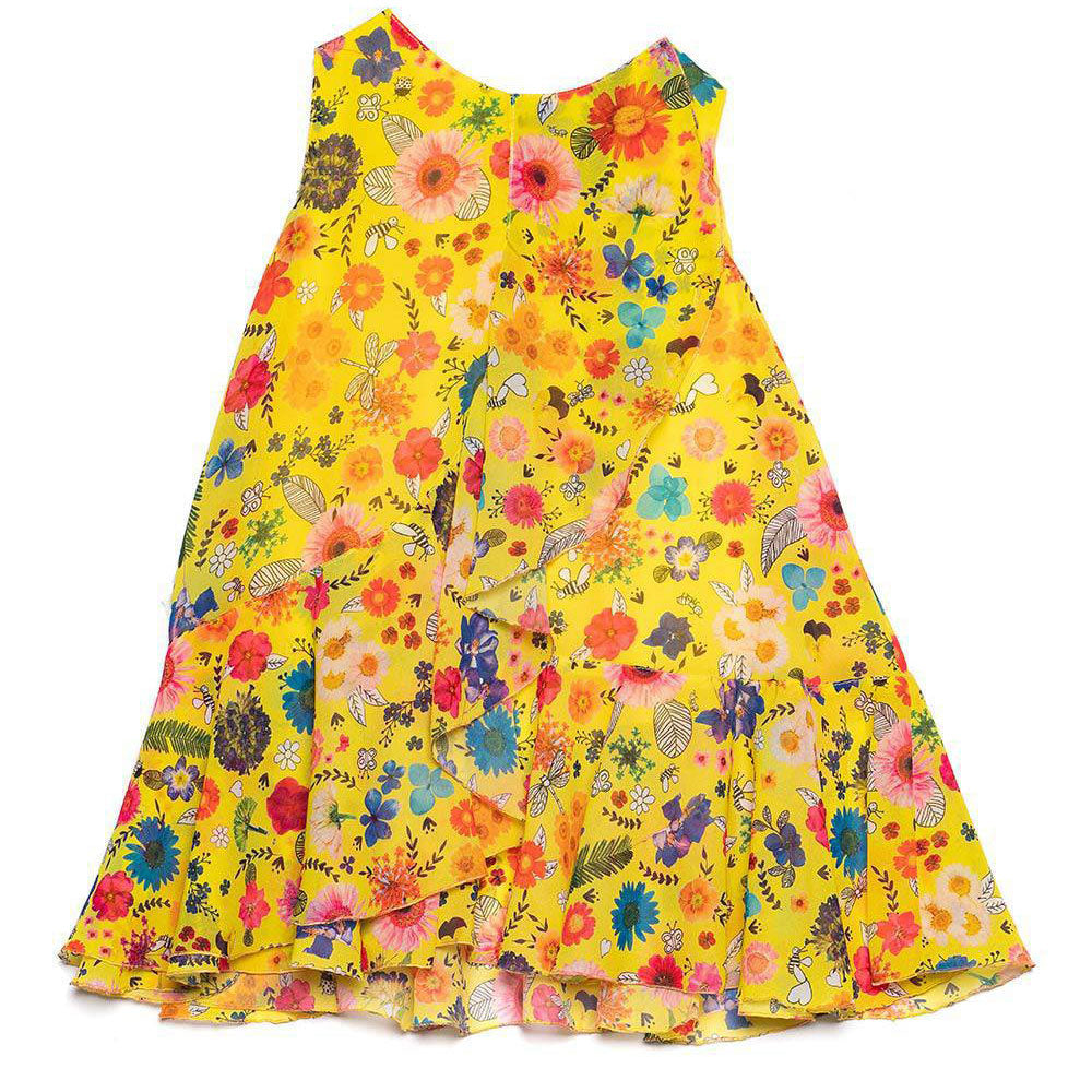 
  Dress from the Rosalita Senoritas girl's clothing line, with voilant on the front
  and button...