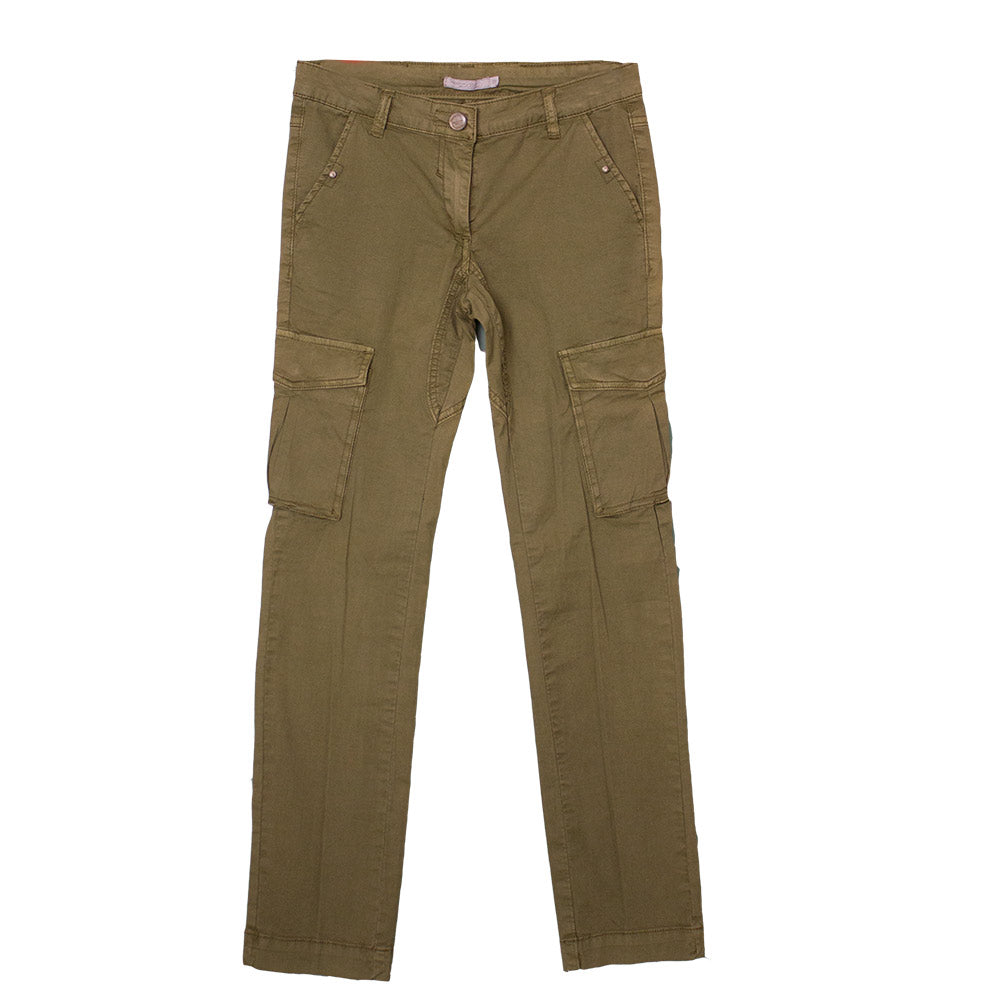 
  Pants from the Silvian Heach Kids clothing line, solid colour, model
  with pockets on the sid...