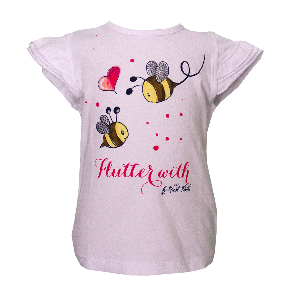 
  T-shirts from the Silvian Heach Kids clothing line, solid-colour with
  coloured print illumin...
