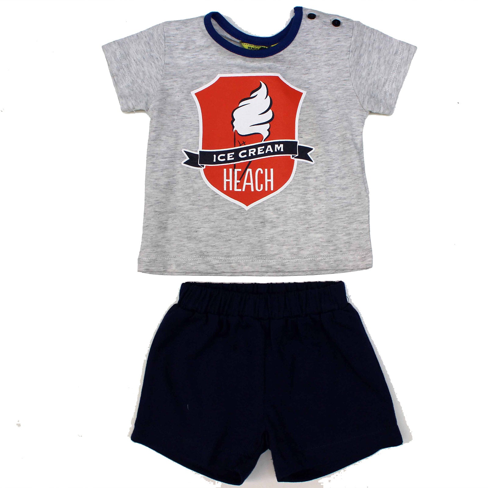 
  Two-piece suit from the Silvian Heach children's clothing line consisting of cotton jersey sho...
