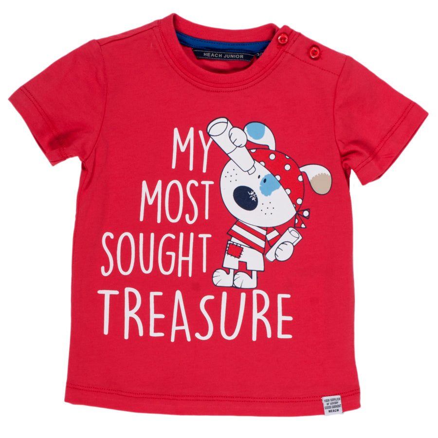 
  T-Shirt from the Silvian Heach Kids clothing line; short sleeve, buttoning
  on the shoulder s...