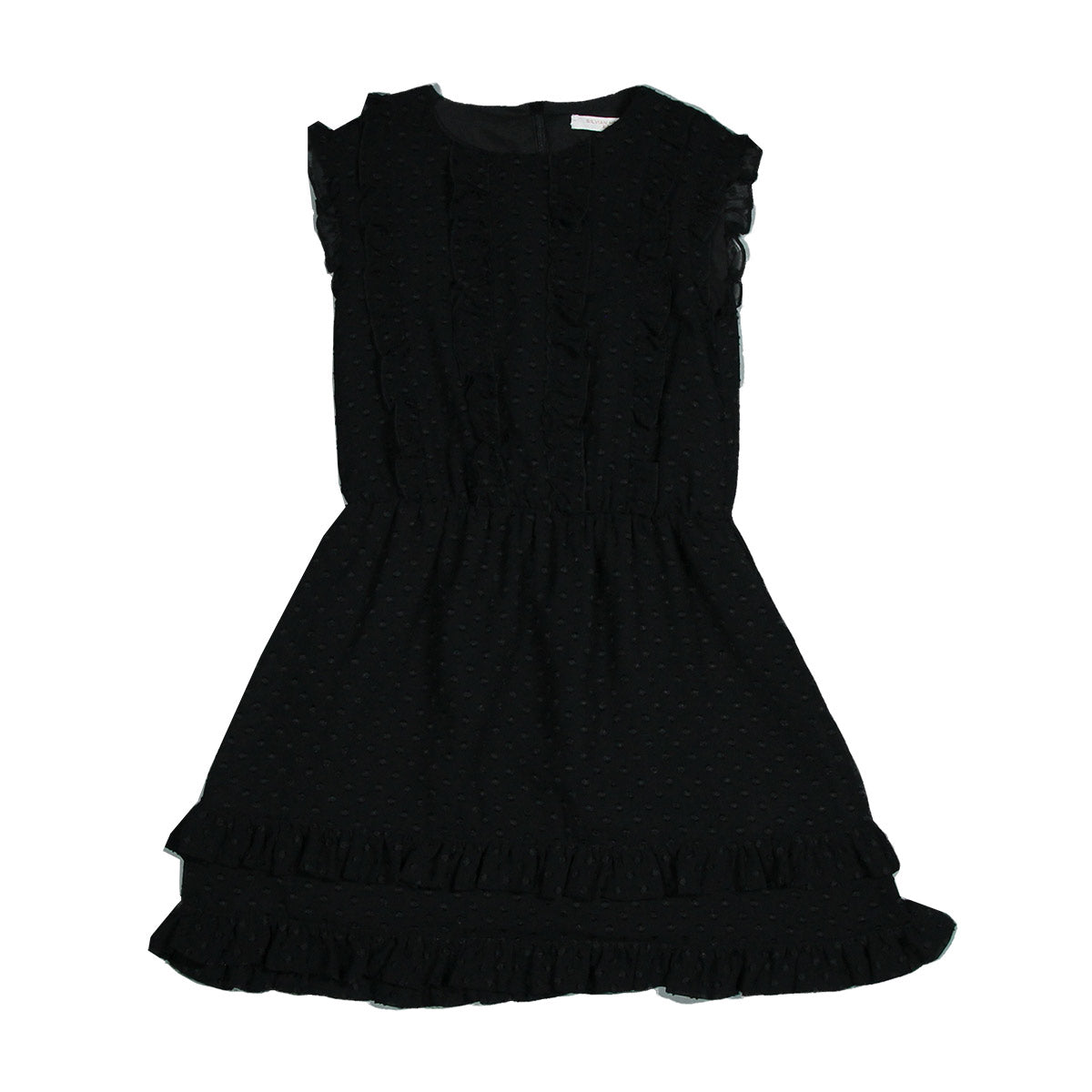 Little dress from the Silvian Heach Kids clothing line, with sleeves around the sleeves and zip f...