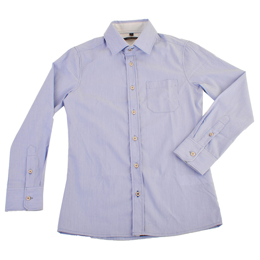 
  Shirt from the children's clothing line Silvian Heach Kids classic striped fancy shirt, front ...