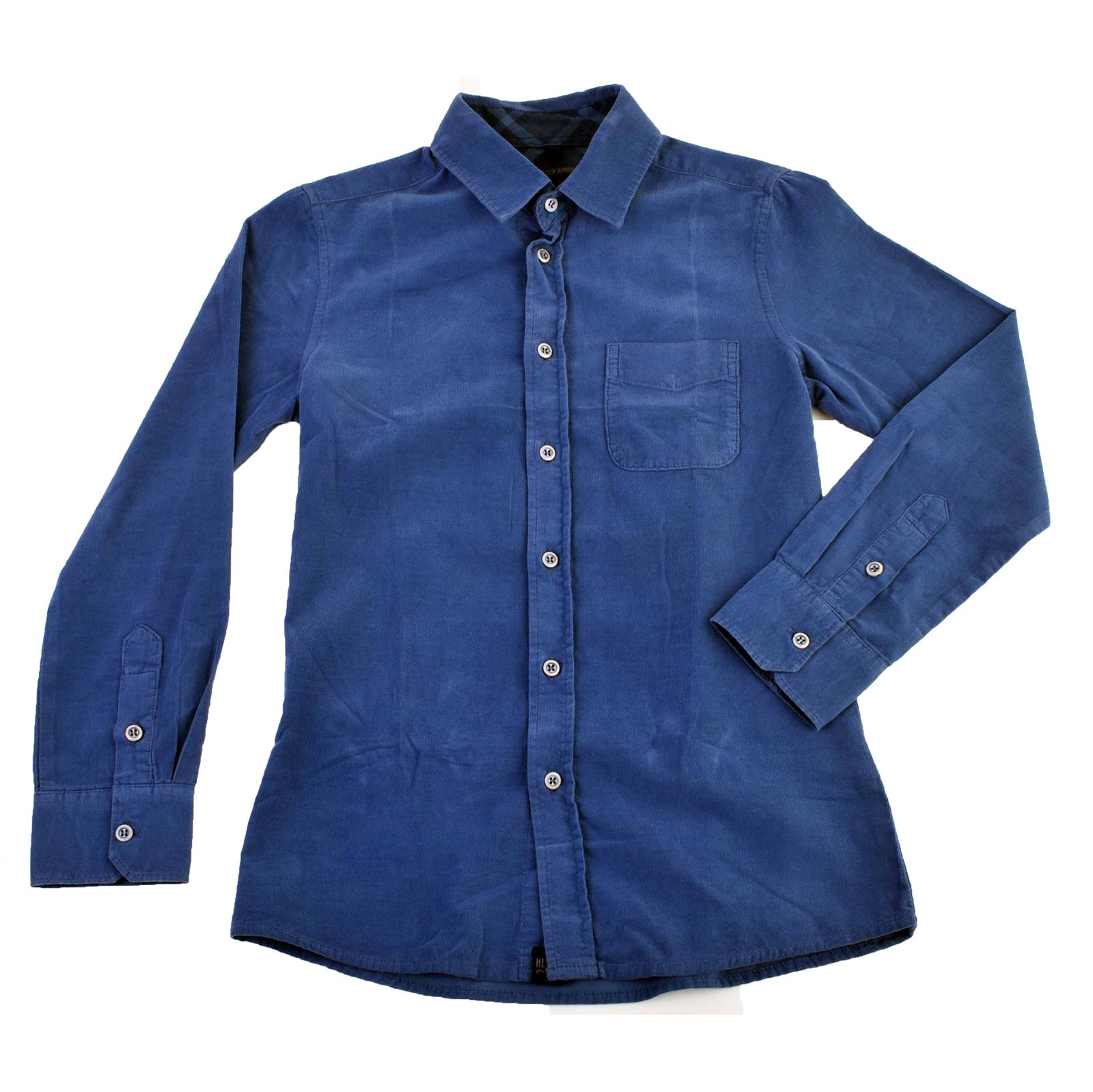 
  Shirt from the Silvian Heach Kids children's clothing line in striped velvet with a worn-out c...