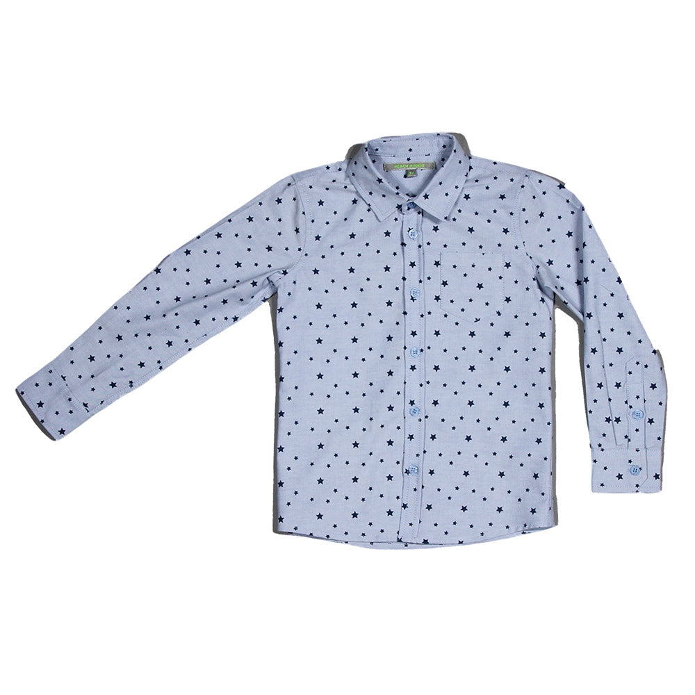 Shirt from the Silvian Heach Junior clothing line. Solid colour with contrasting star patterns. S...