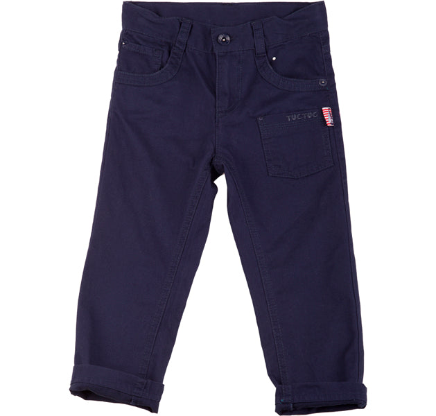 
  Children's clothing line Tuc Tuc five pocket trousers, adjustable waist size. 



  Compositio...