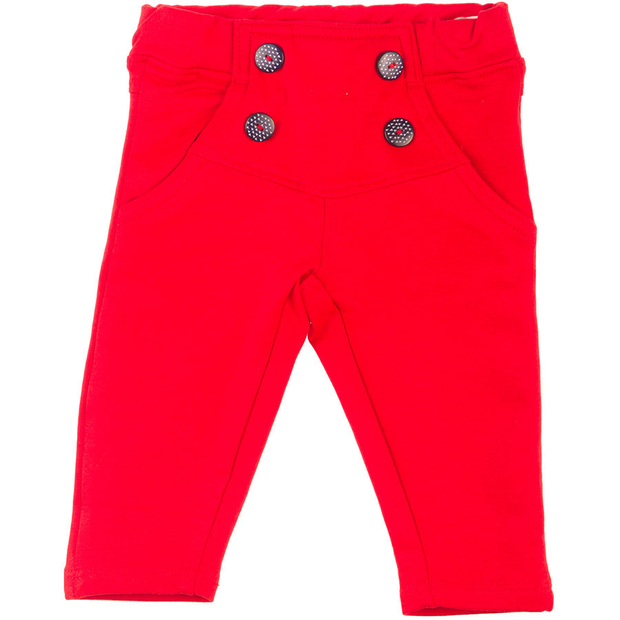 
  Trousers from the Tuc Tuc girl's clothing line with front and four pockets
  colored buttons o...