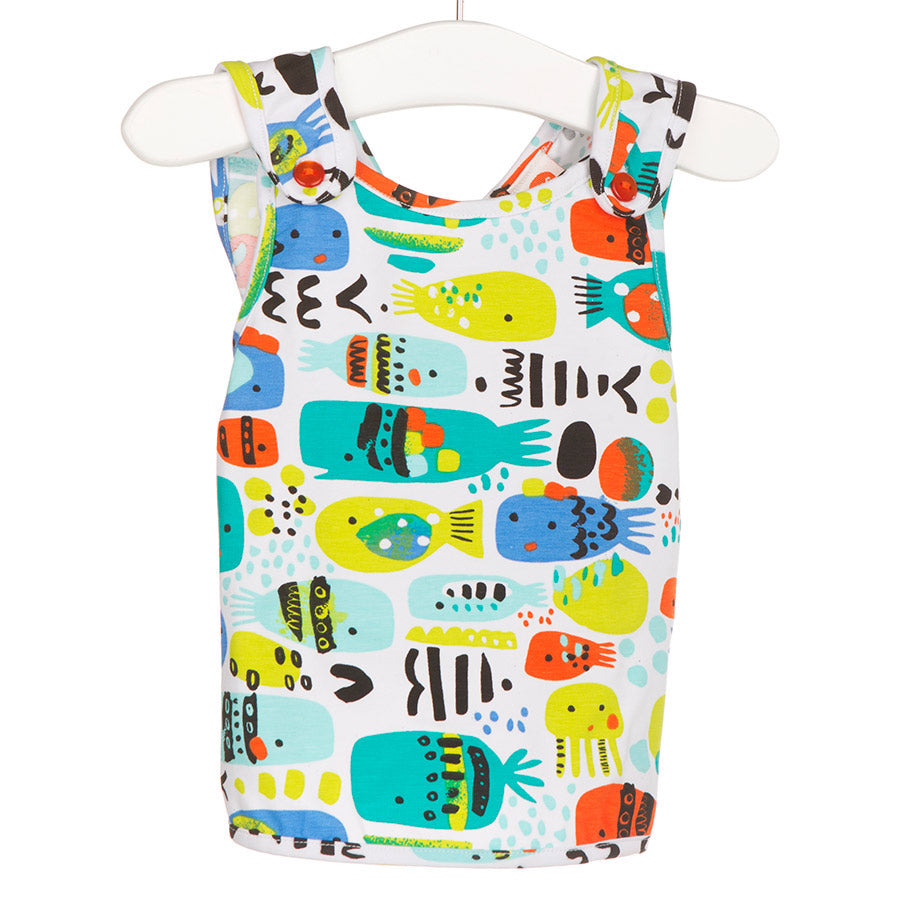 
  Top of the girl's Tuc Tuc clothing line, short model with shoulder straps that you
  they cros...