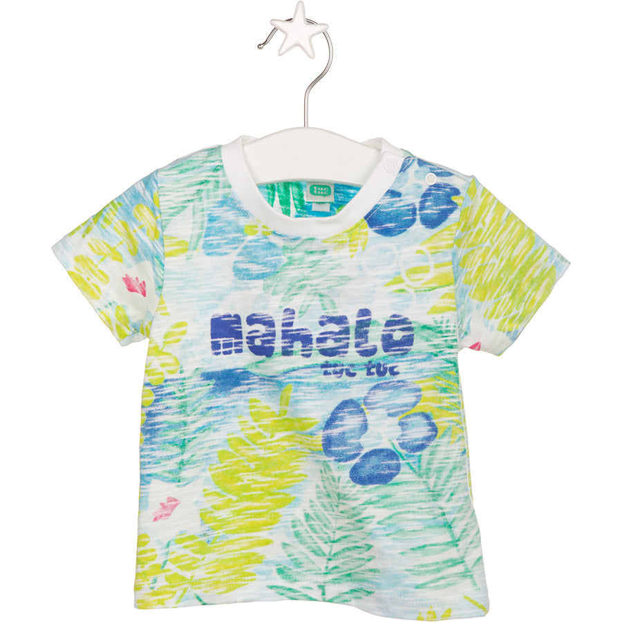 
  Flamed cotton t-shirt from the children's clothing line Tuc Tuc; patterned
  Hawaiian with lit...