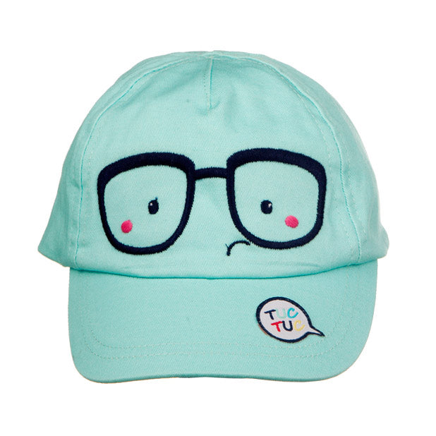 
  Cap with visor from the children's clothing line Tuc Tuc, solid color
  with simaptic eyeglass...
